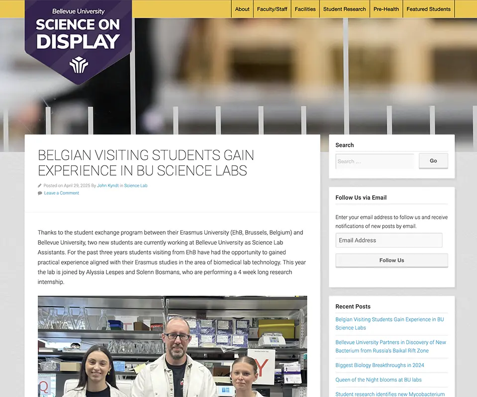 Bellevue University Science Blog